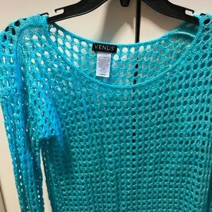 Beautiful see through top summer wear waist length